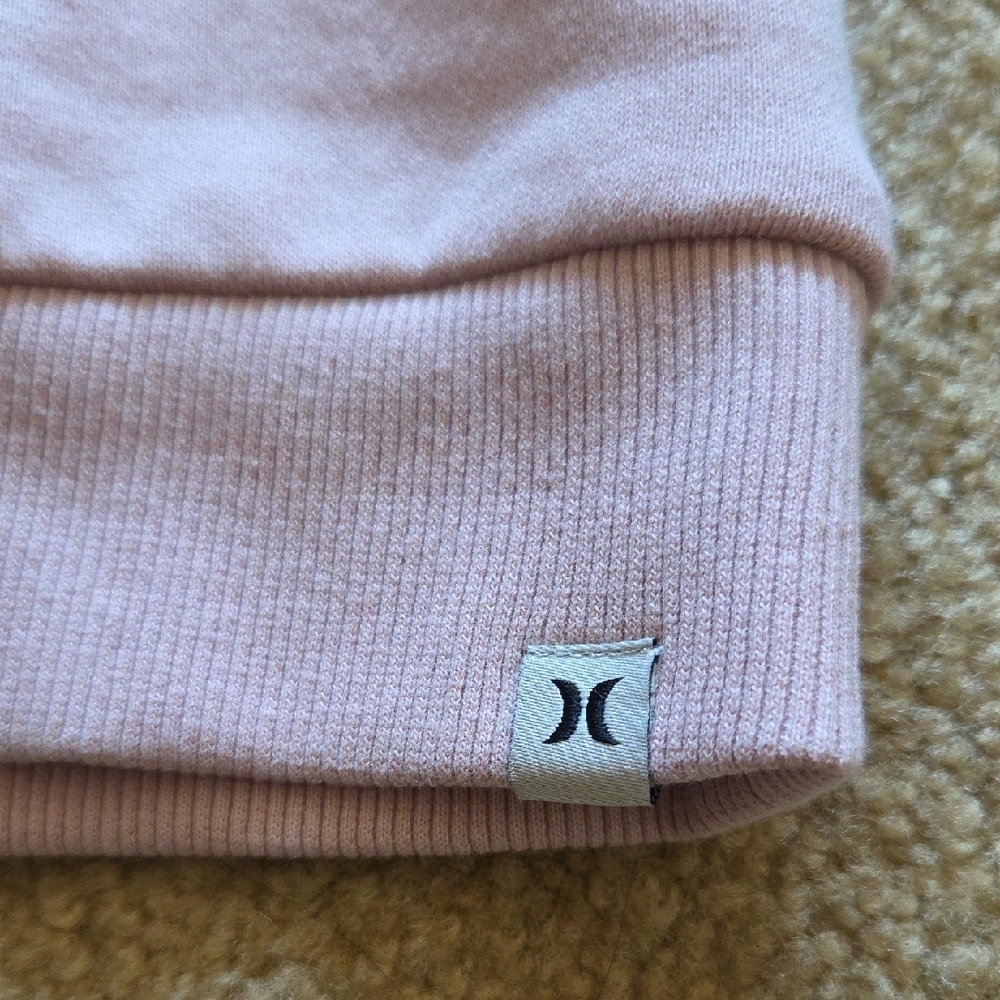 Hurley Light Pink Lost Horizon Graphic Hoodie Sz L NWT Soft Cotton Blend Comfy - Picture 10 of 13